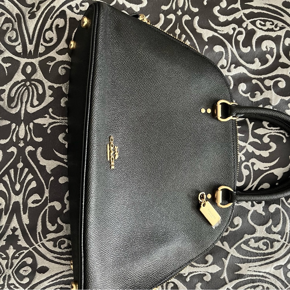 Coach black satchel